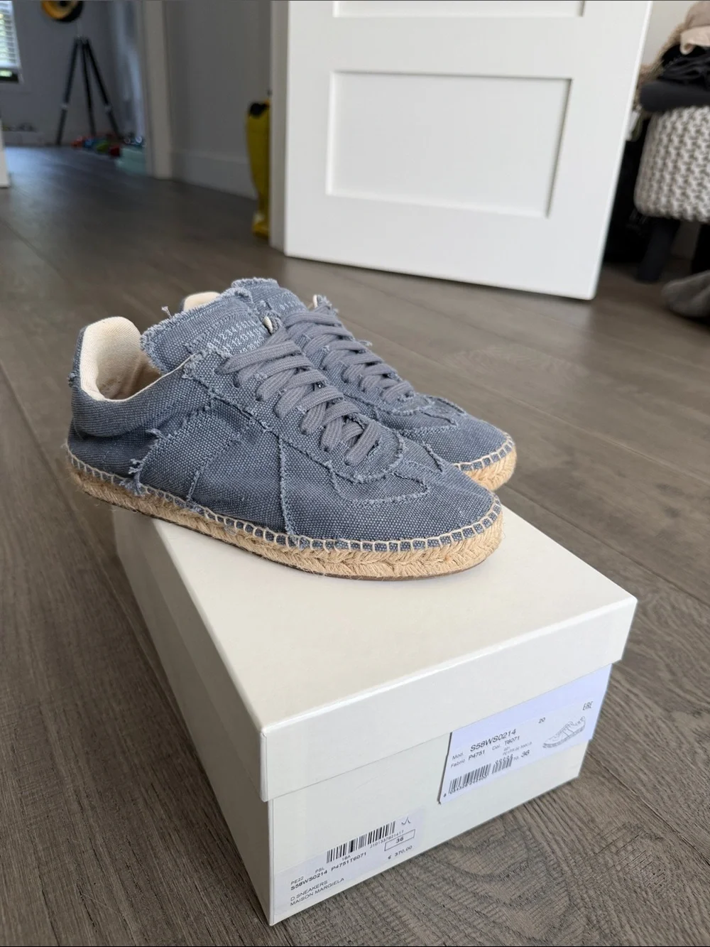 Women’s Den Canvas Lace-Up Sneakers with Espadrille Trim